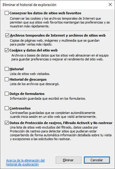 configuracion portal imss idse eliminar historial